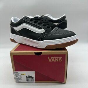 Vans 721356 Mens Size 9.5 VN000D2B9X1 Hylane Black White Gum Leather Skate Shoes